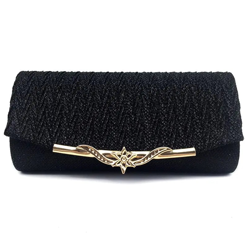 Glitter Evening Bag for Women Girls Wedding Clutch Chain Shoulder Bag
