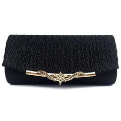 Glitter Evening Bag for Women Girls Wedding Clutch Chain Shoulder Bag