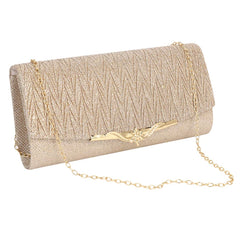 Glitter Evening Bag for Women Wedding Clutch Handbag Chain Shoulder Bag