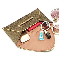 Sequins Envelope Evening Bag Sparkling Party Clutch Wedding Purse