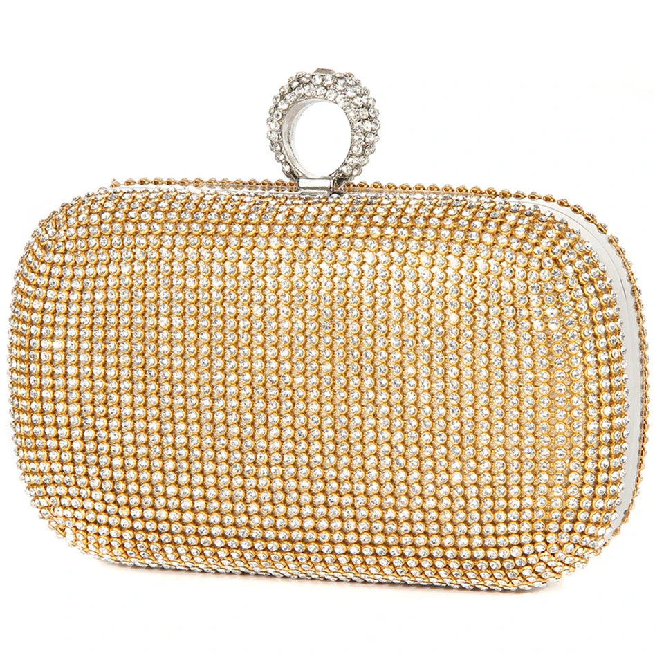 Women Evening Bags High Ladies Diamond Chain Shoulder Crossbody Bag