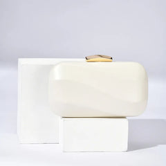 Rhinestone Evening Clutch Bag with Chain Strap for Wedding Party