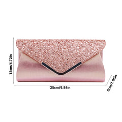 Women Crystal Clutch Evening Bag Wedding Purse Party Banquet Silver Clutches
