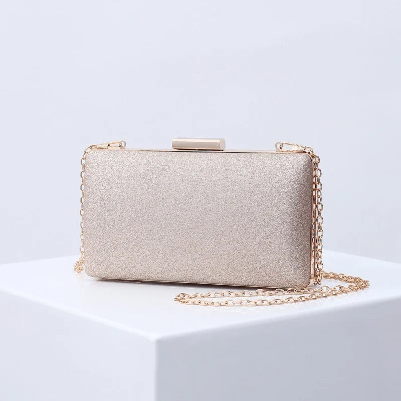 Women Evening Clutch Bag Sequin Crystal Wedding Purse Party Banquet