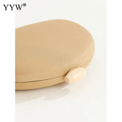 Green Evening Clutch Bag Semicircle Purse Crossbody Bag Wedding Party
