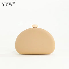 Green Evening Clutch Bag Semicircle Purse Crossbody Bag Wedding Party