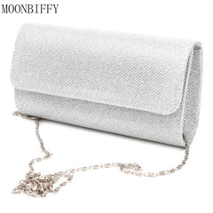 Women Evening Shoulder Bag Crystal Bling Prom Purse Wedding Clutch