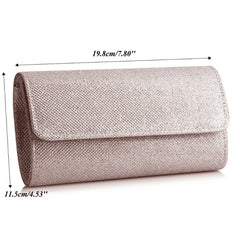 Women Evening Shoulder Bag Crystal Bling Prom Purse Wedding Clutch