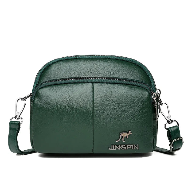 Women Fashion PU Lady Shoulder Bag Simple Casual Purse Side Bag