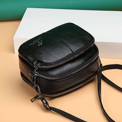 Women Fashion PU Lady Shoulder Bag Simple Casual Purse Side Bag