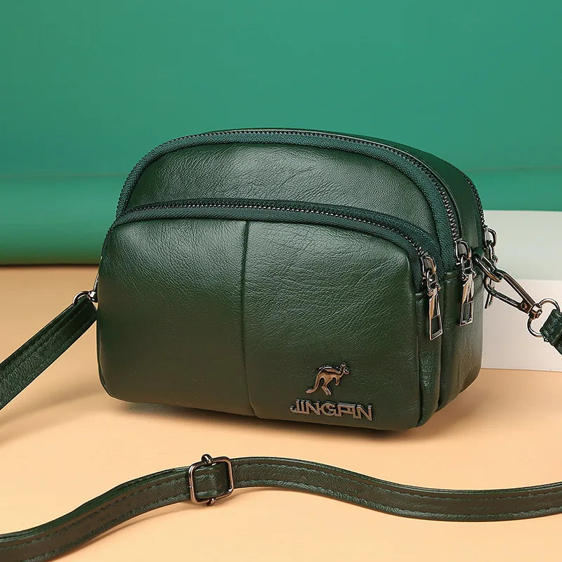 Women Fashion PU Lady Shoulder Bag Simple Casual Purse Side Bag