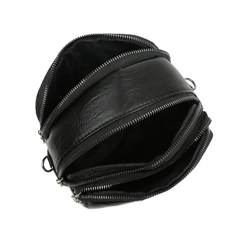 Women Fashion PU Lady Shoulder Bag Simple Casual Purse Side Bag
