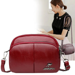 Women Fashion PU Lady Shoulder Bag Simple Casual Purse Side Bag