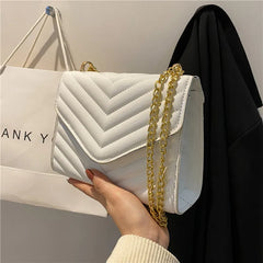 Women Fashion PU Shoulder Crossbody Small Square Chain Purse Lady Side Bag