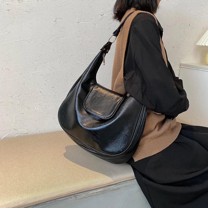 Women Shoulder Bag Sac a Main Femme Soft Leather Zipper Bags Handbags