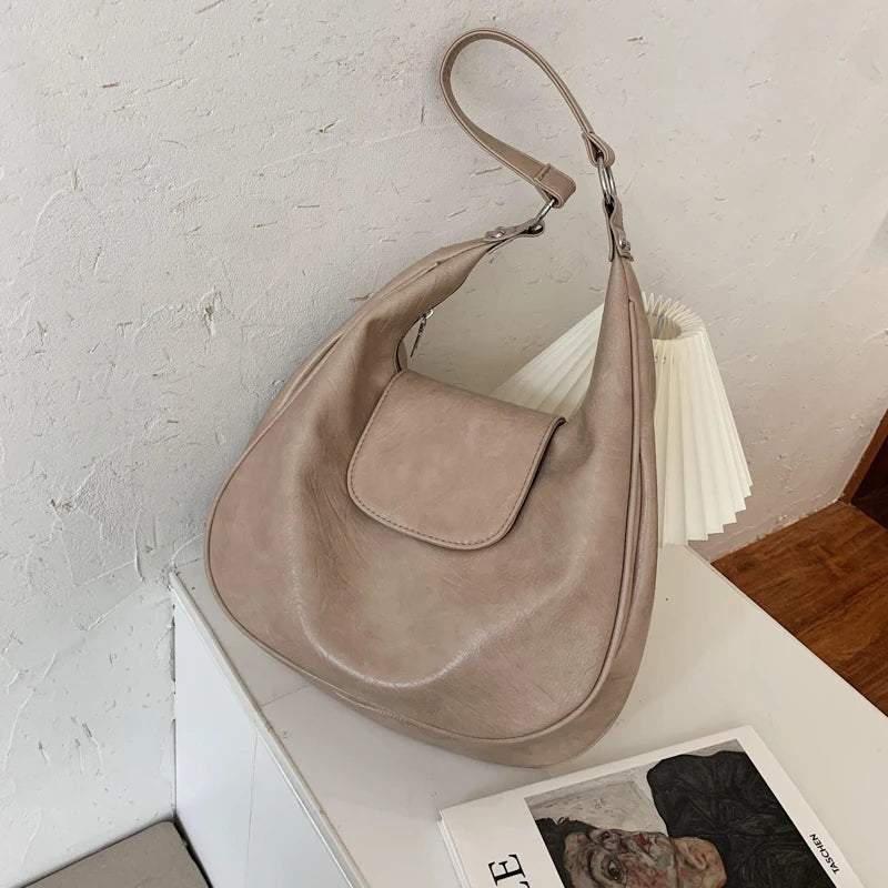 Women Shoulder Bag Sac a Main Femme Soft Leather Zipper Bags Handbags