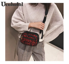 Leopard Mini Bag Crossbody Small Handbag Women's Shoulder Messenger