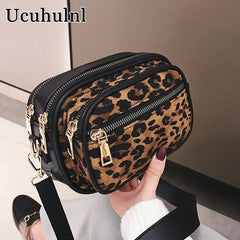 Leopard Mini Bag Crossbody Small Handbag Women's Shoulder Messenger