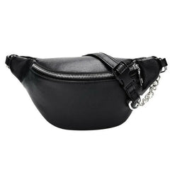 Women Fanny Pack Bum Bag Travel Waist Money Belt PU Leather Pouch
