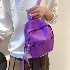 Nylon Women Backpack Schoolbag Teen Girls Travel Book Bag