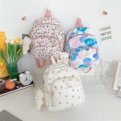 Women Backpacks Hit Nylon Bag Daily Leisure College Students School Knapsack