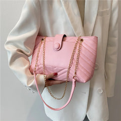 Big Chain Shoulder Crossbody Bag Large Capacity Tote Handbag Shopping Bag