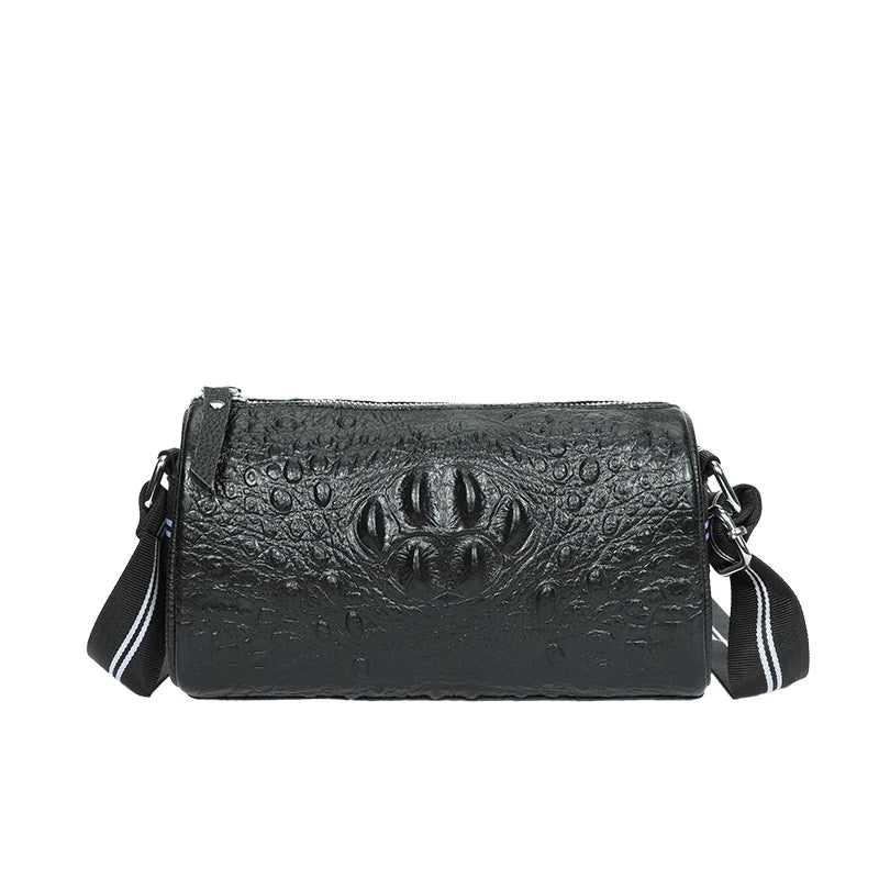 High Capacity Leather Shoulder Bag Classic Crossbody Handbag