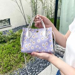 Women Bags Printing Painting Graffiti Handbag Large Capacity Bucket Bag