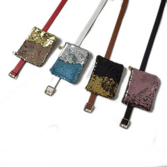 Sequined Crossbody Bag Chain Bag Waist Packs