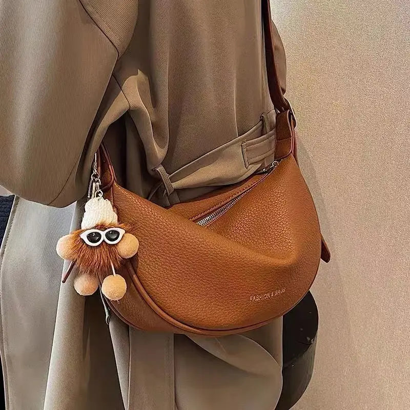 Women Bags Shoulder Bags Crossbody Bag Solid PU Leather Female Handbags