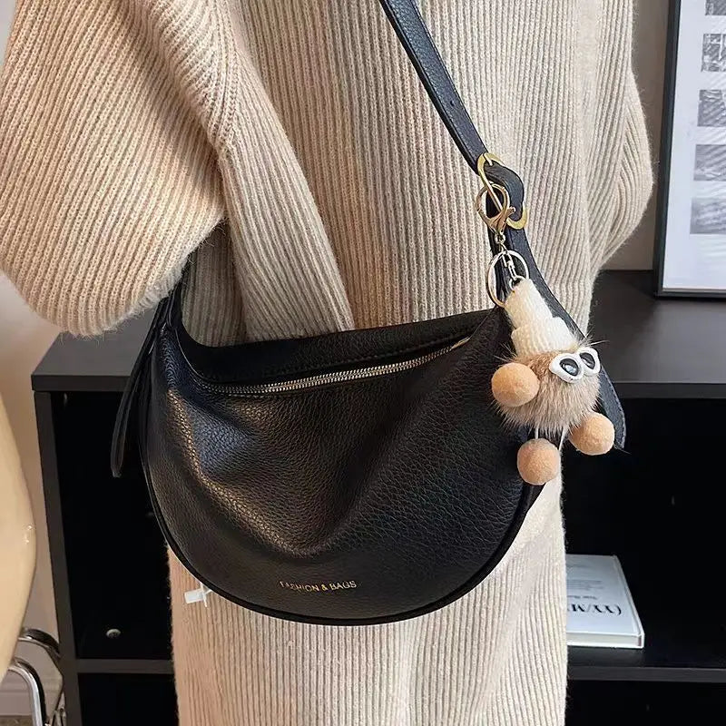 Women Bags Shoulder Bags Crossbody Bag Solid PU Leather Female Handbags