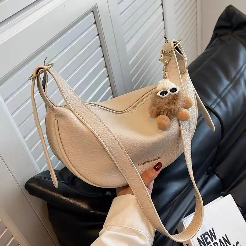 Women Bags Shoulder Bags Crossbody Bag Solid PU Leather Female Handbags