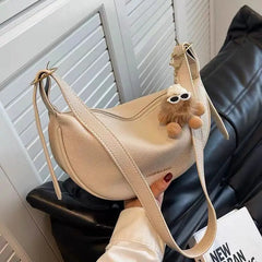Women Bags Shoulder Bags Crossbody Bag Solid PU Leather Female Handbags
