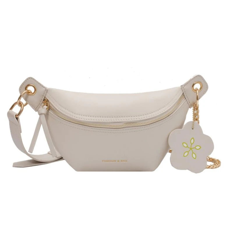 Women Casual Leather Waist Bag Shoulder Crossbody Fanny Pack
