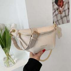 Women Casual Leather Waist Bag Shoulder Crossbody Fanny Pack