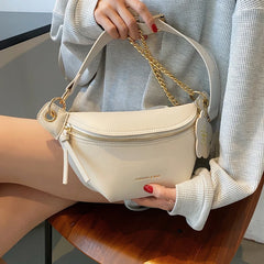 Women Casual Leather Waist Bag Shoulder Crossbody Fanny Pack