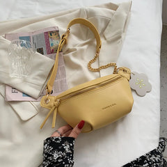 Women Casual Leather Waist Bag Shoulder Crossbody Fanny Pack