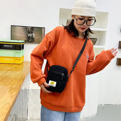 Women Corduroy Crossbody Bag Autumn Winter Soft Shopper Bag