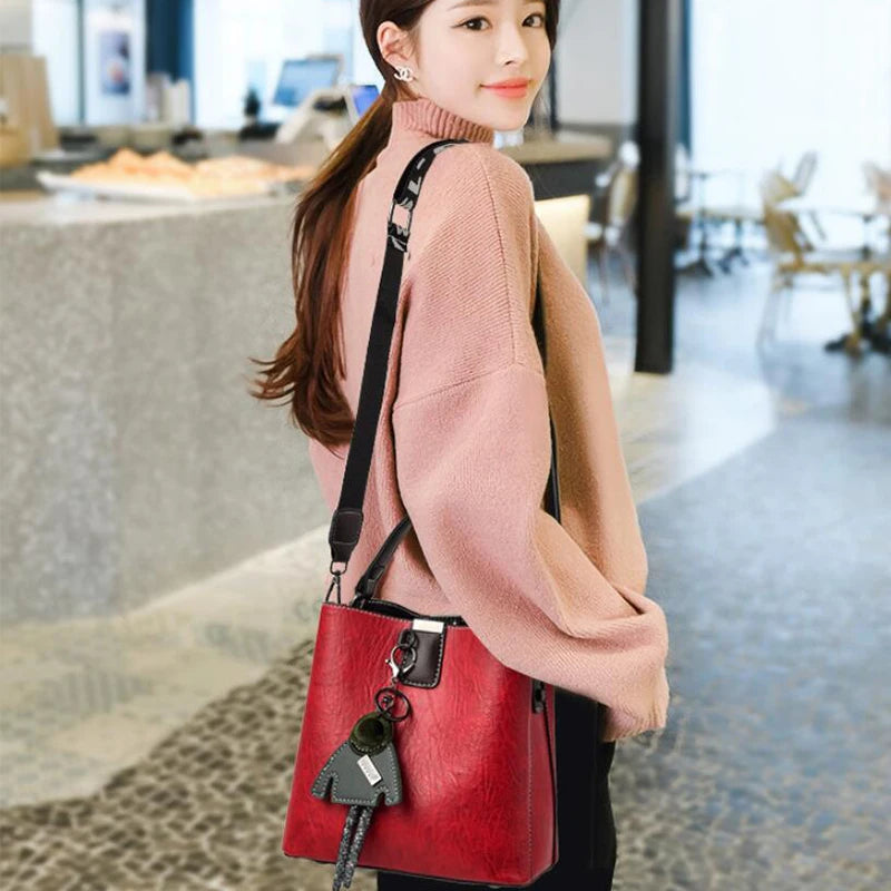 Women Crocodile Crossbody Bag PU Leather Shoulder Bag