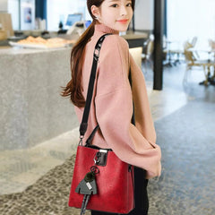Women Crocodile Crossbody Bag PU Leather Shoulder Bag