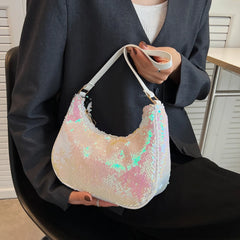 Women Evening Clutch Bag Lady Sequins Wedding Underarm Bag Purses and Handbag