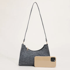 Women Felt Shoulder Bag All-match Messenger Bag