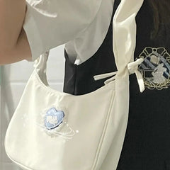 Women Love Heart Rabbit Shoulder Bag Tote Handbag