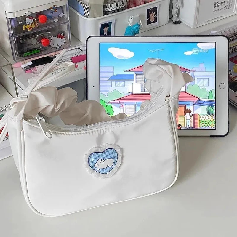 Women Love Heart Rabbit Shoulder Bag Tote Handbag