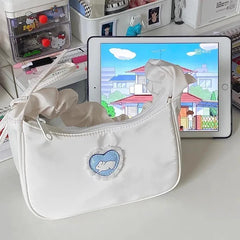 Women Love Heart Rabbit Shoulder Bag Tote Handbag
