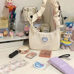 Women Love Heart Rabbit Shoulder Bag Tote Handbag