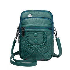Vintage Mini Shoulder Bag Cell Phone Purse Crossbody Bag Flap Ladies Bolso