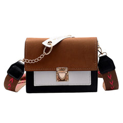 Women Shoulder Bag PU Leather Chain Crossbody Ladies Flap Purse Messenger