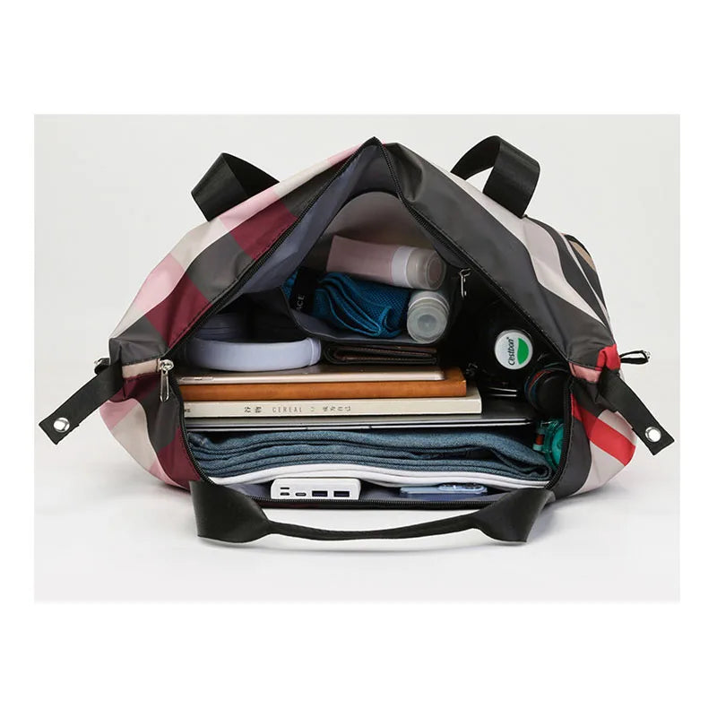 Women Large Capacity Travel Bag Female Dry and Wet Separation Sports Bag