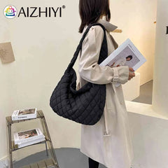Women Lattice Shoulder Bag Casual Crossbody Bags